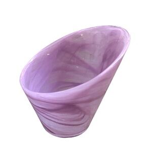 Purple Slag Glass Votive Carolina Candle Company 2007 4 inches